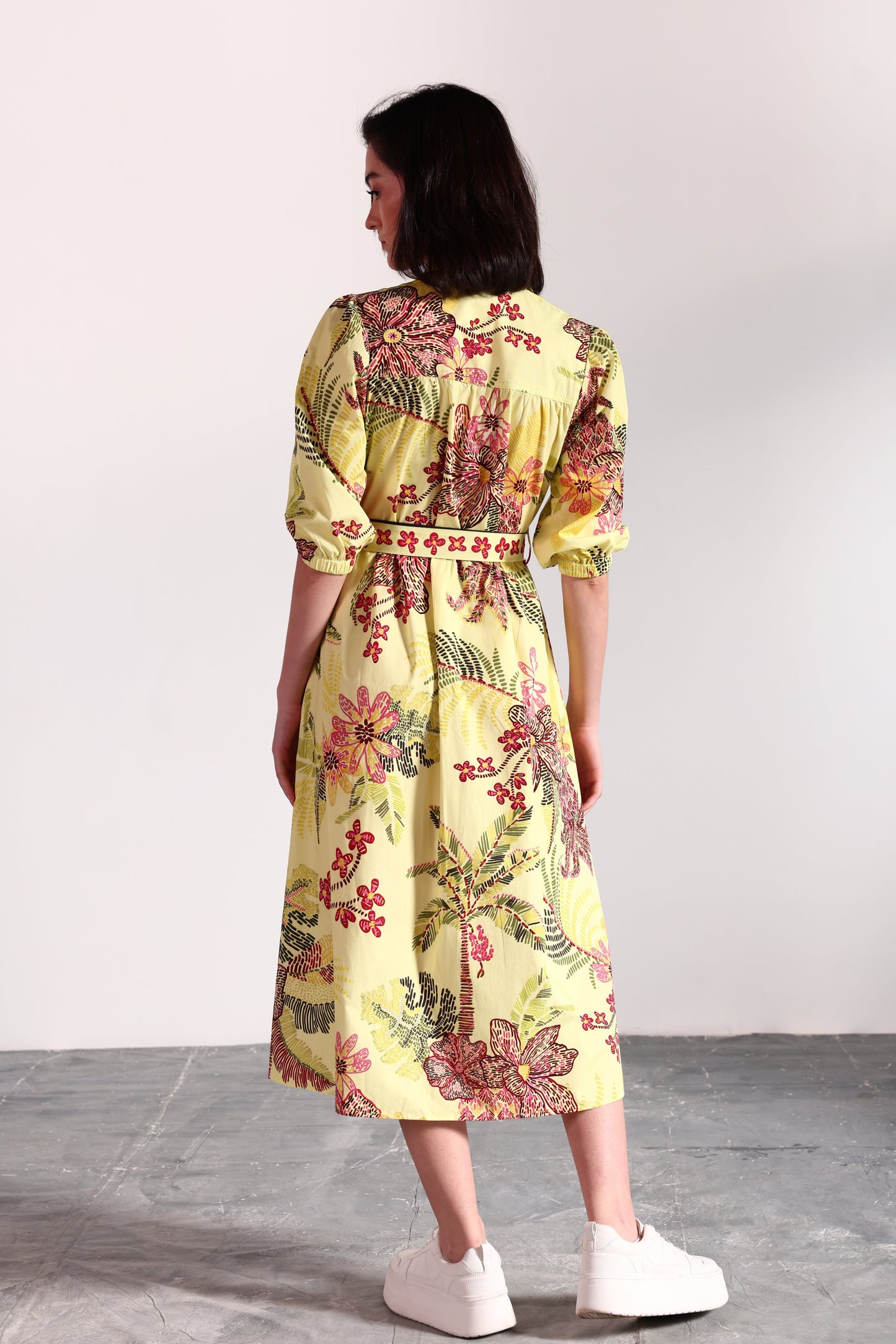 SPECKLED GARDEN REMI DRESS