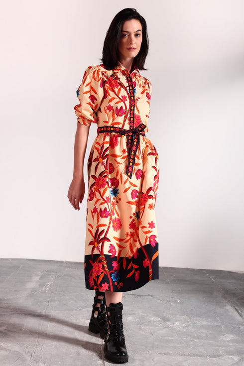 BOTANICAL VINES REMI DRESS