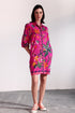 RASPBERRY BLOOM AVA DRESS