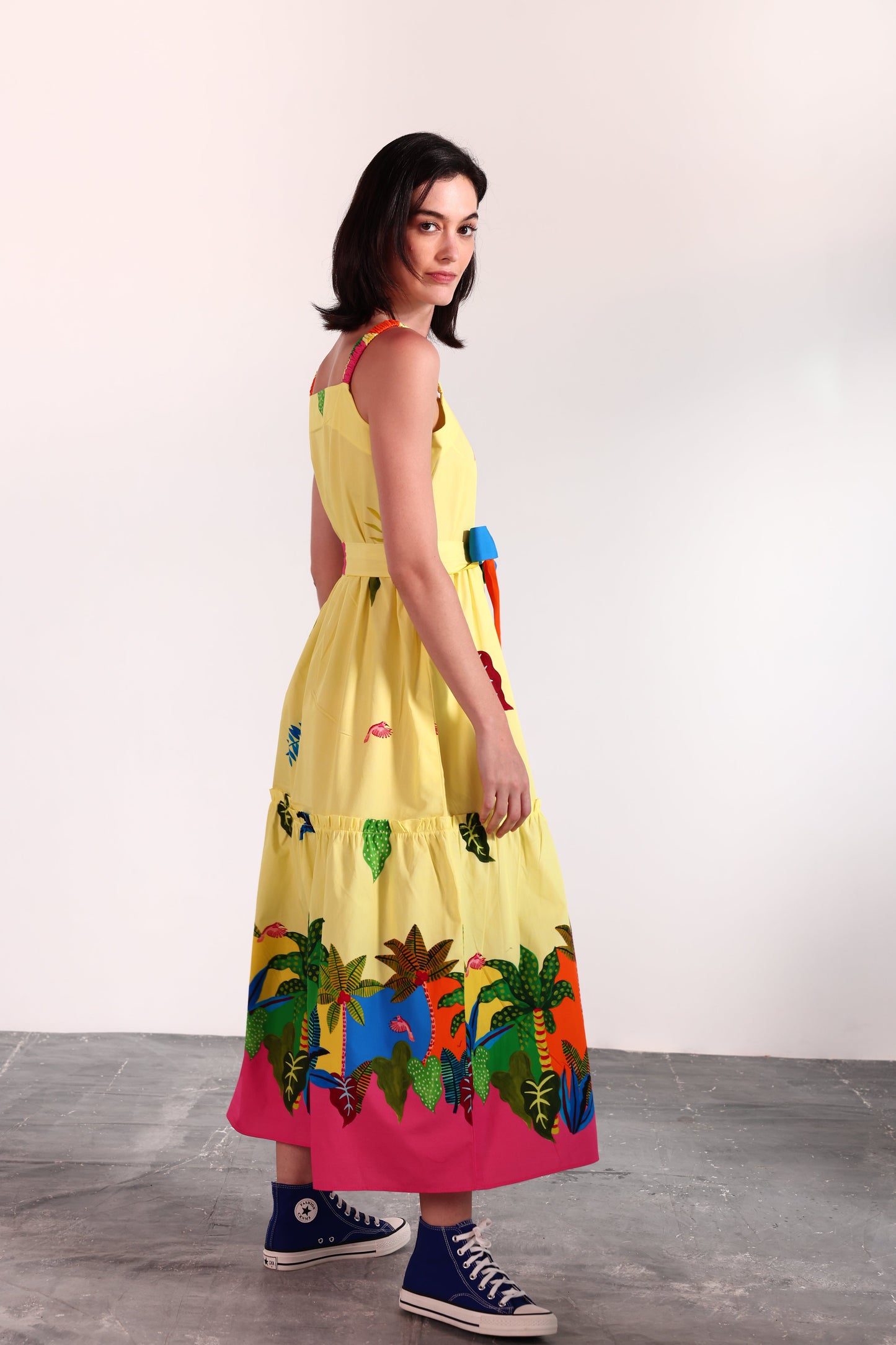 TROPICAL PATCHWORK ANDI DRESS