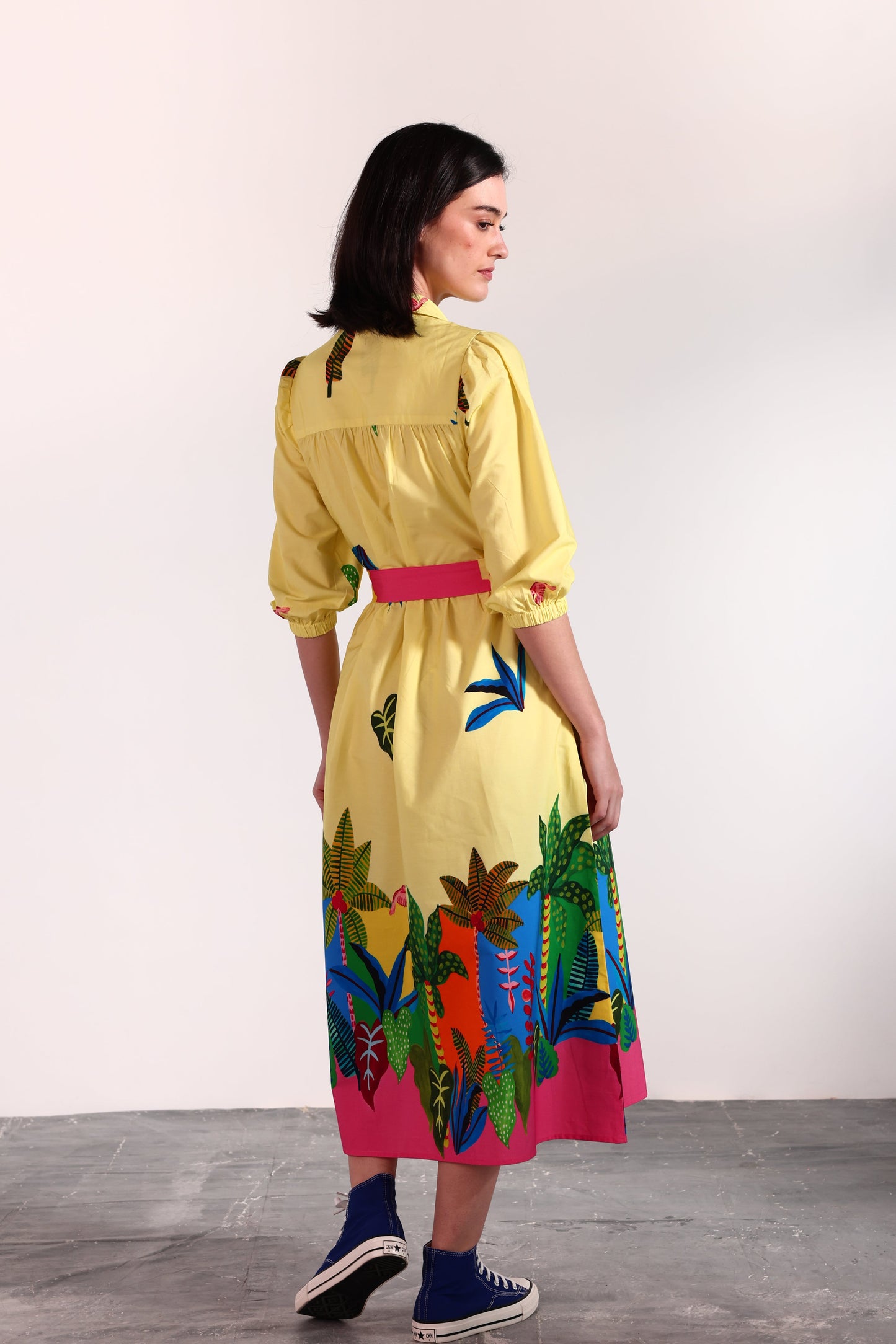 TROPICAL PATCHWORK REMI DRESS