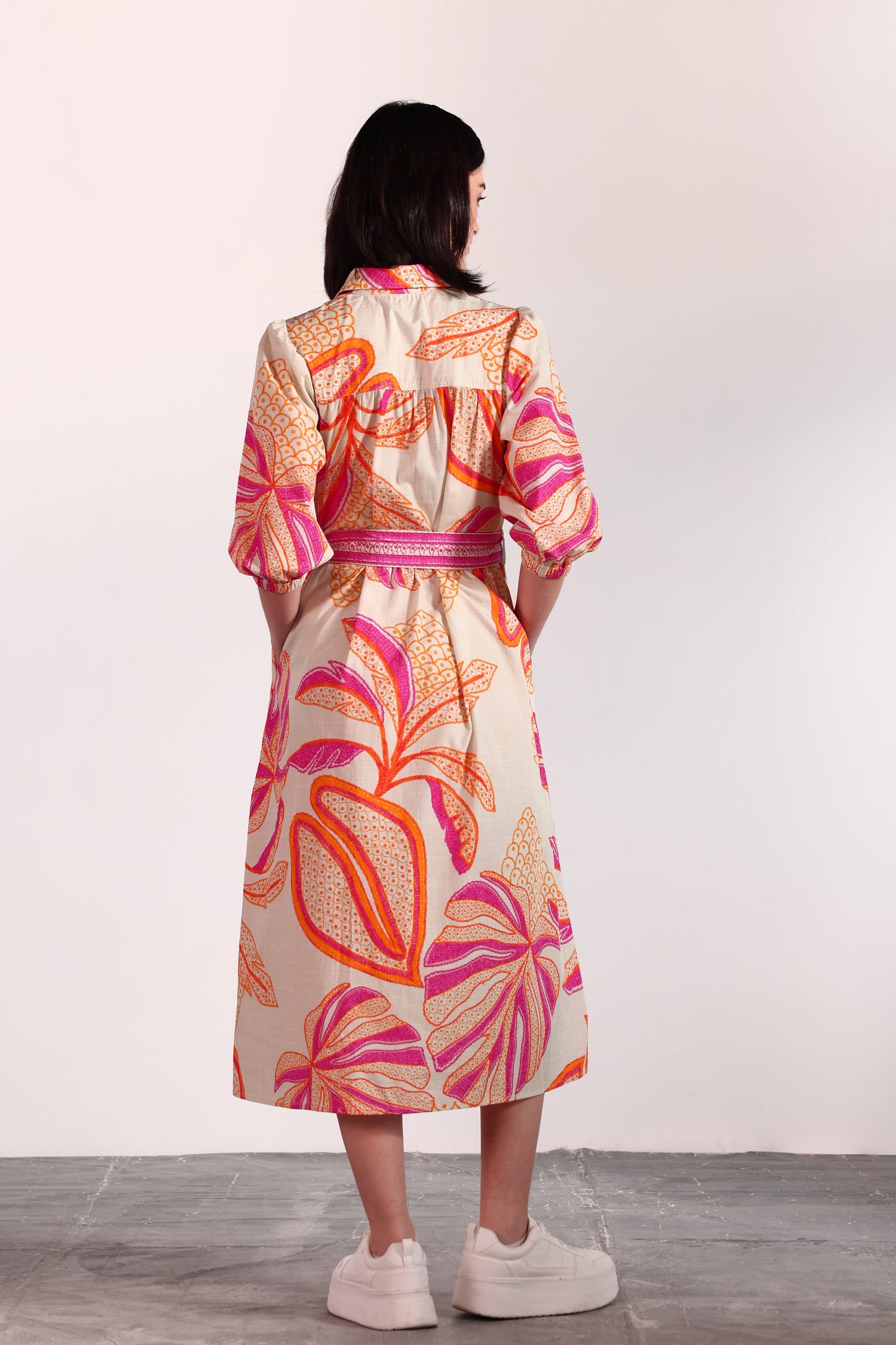 OUTLINE PALMS REMI DRESS