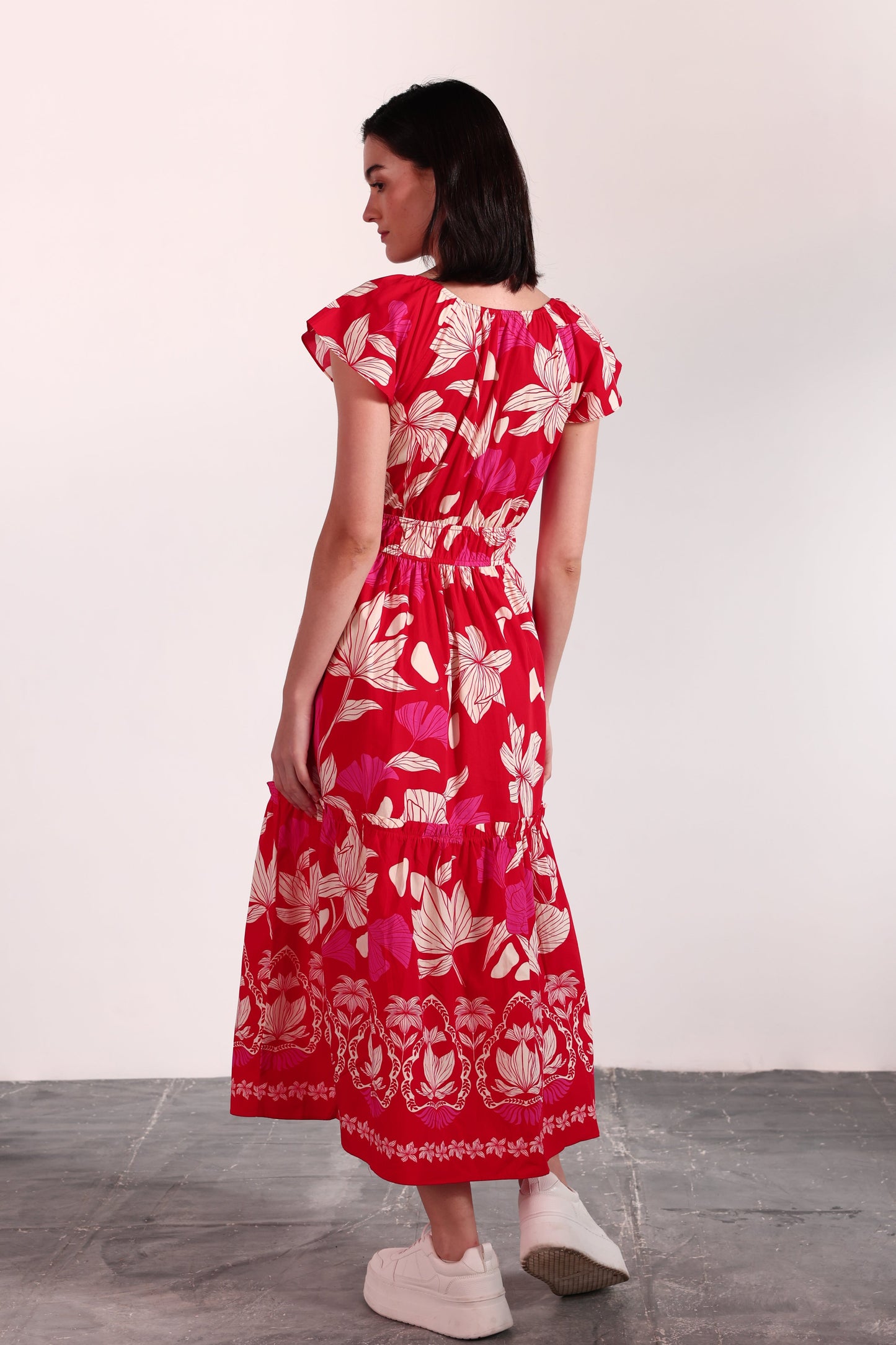 CHILLI FLORALS ARIA DRESS