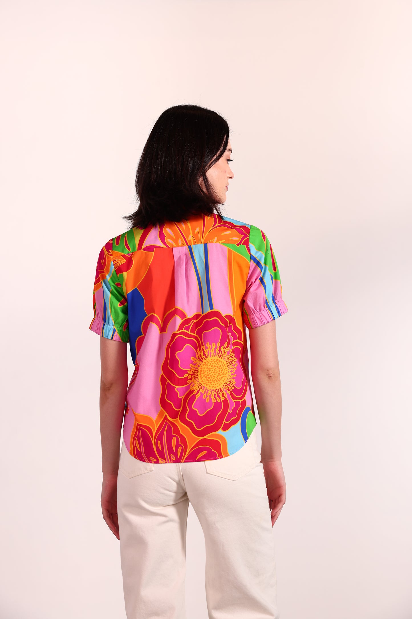 BIG FLORALS NICO TOP