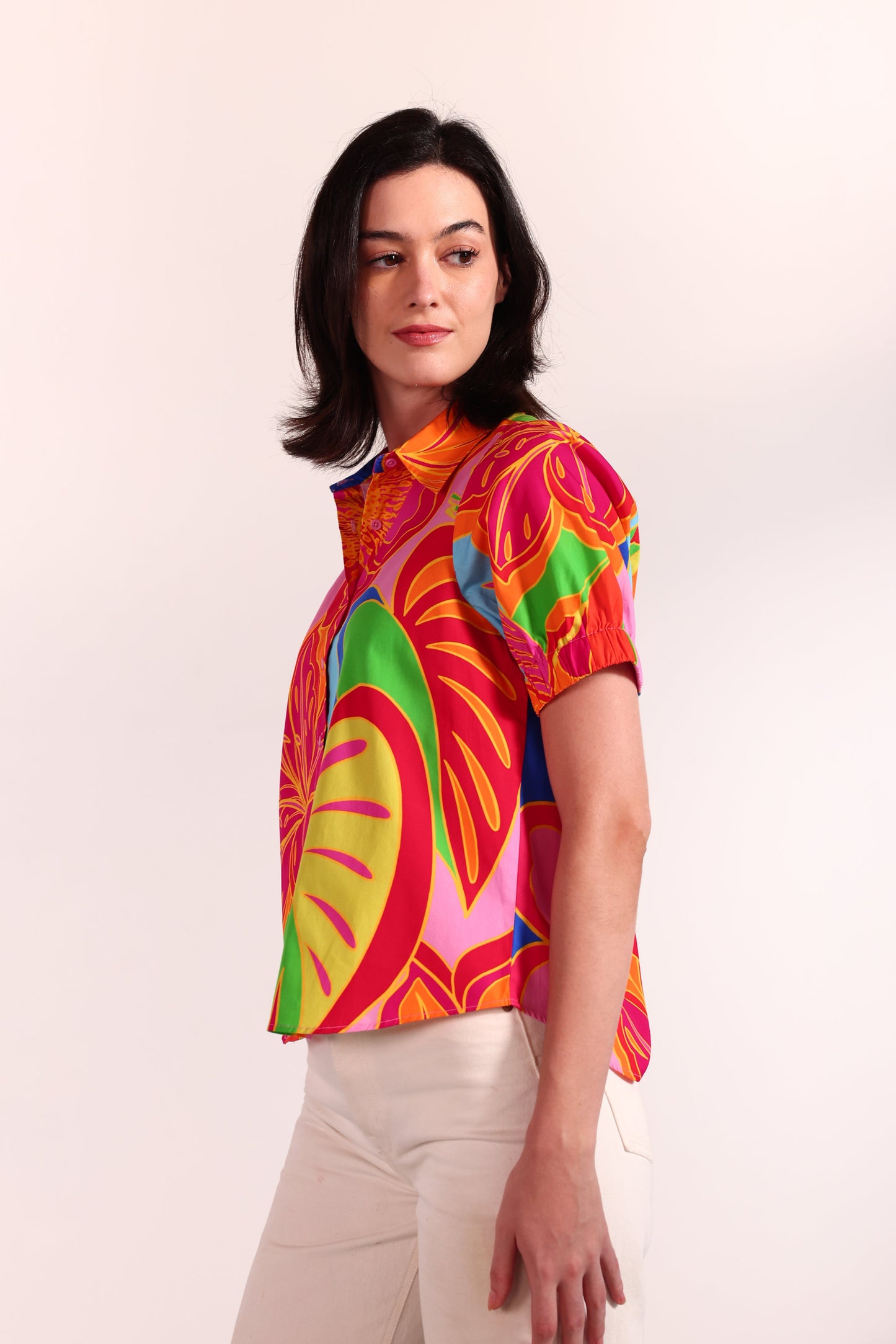 BIG FLORALS NICO TOP