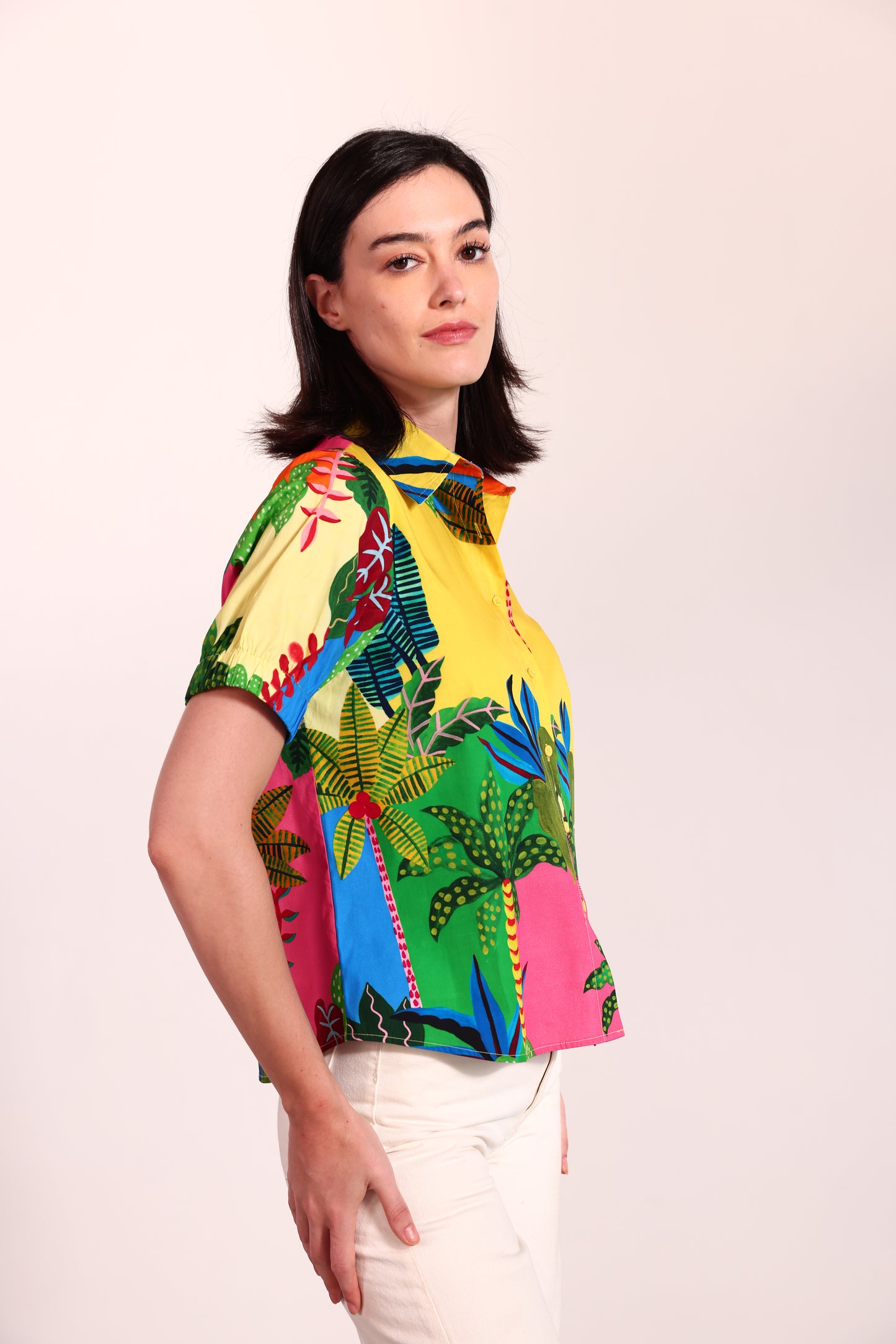 TROPICAL PATCHWORK NICO TOP