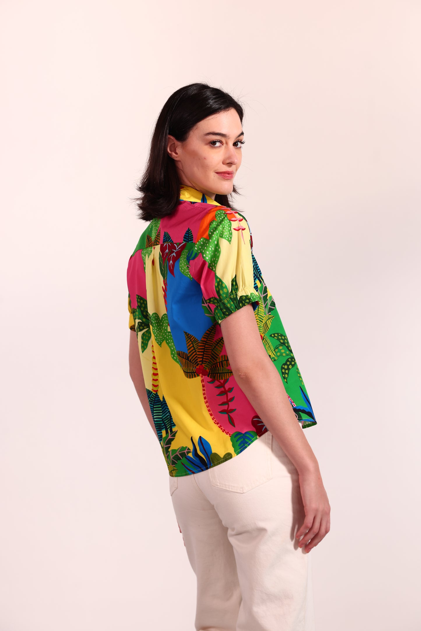 TROPICAL PATCHWORK NICO TOP