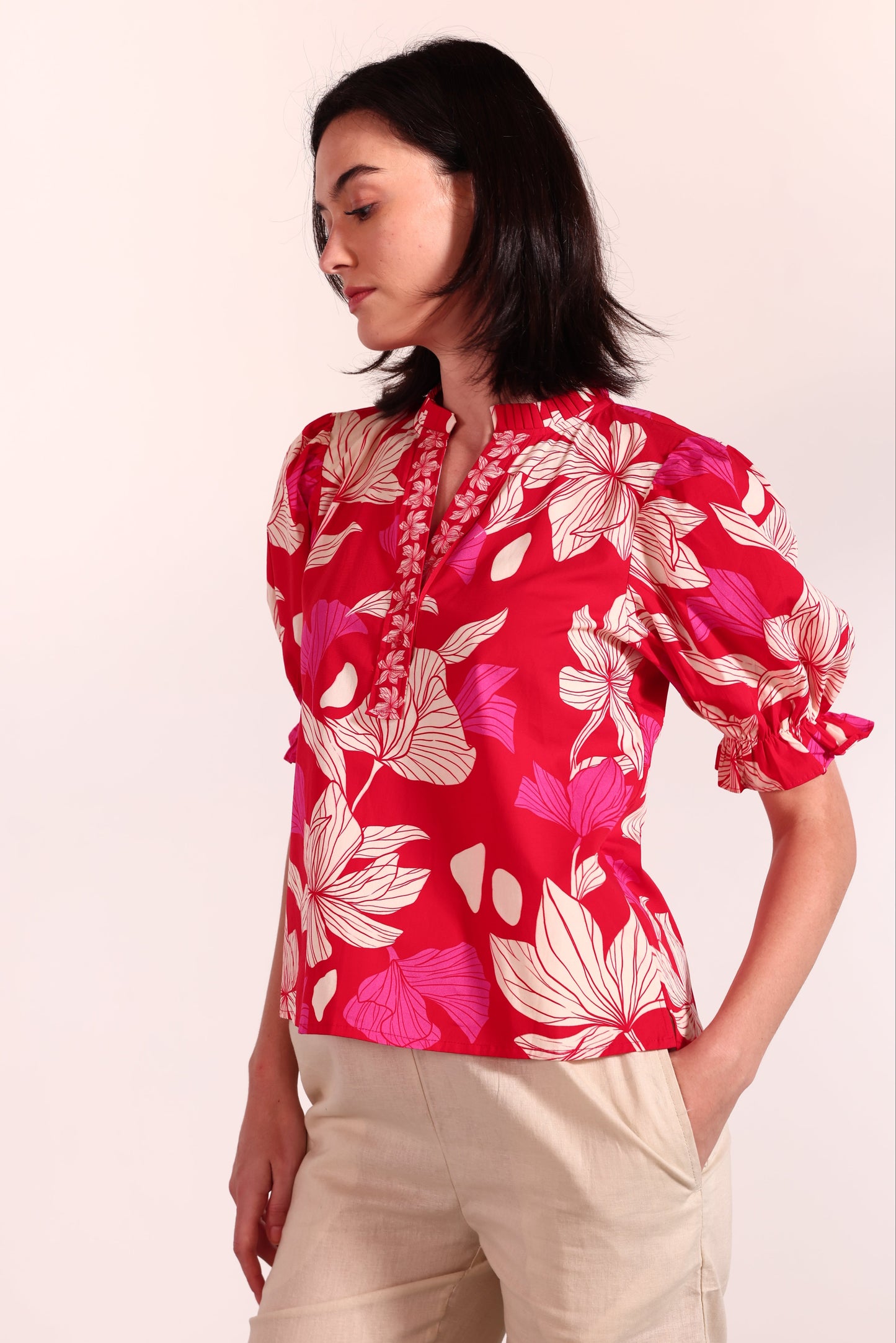 CHILLI FLORALS AMY TOP