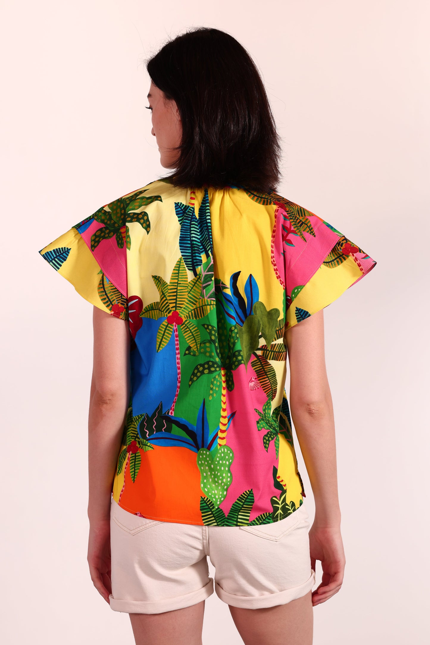 TROPICAL PATCHWORK JOY TOP