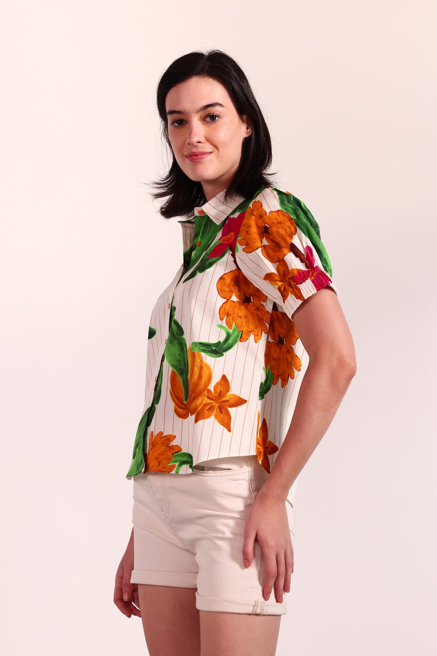 STRIPED BANANAS NICO TOP