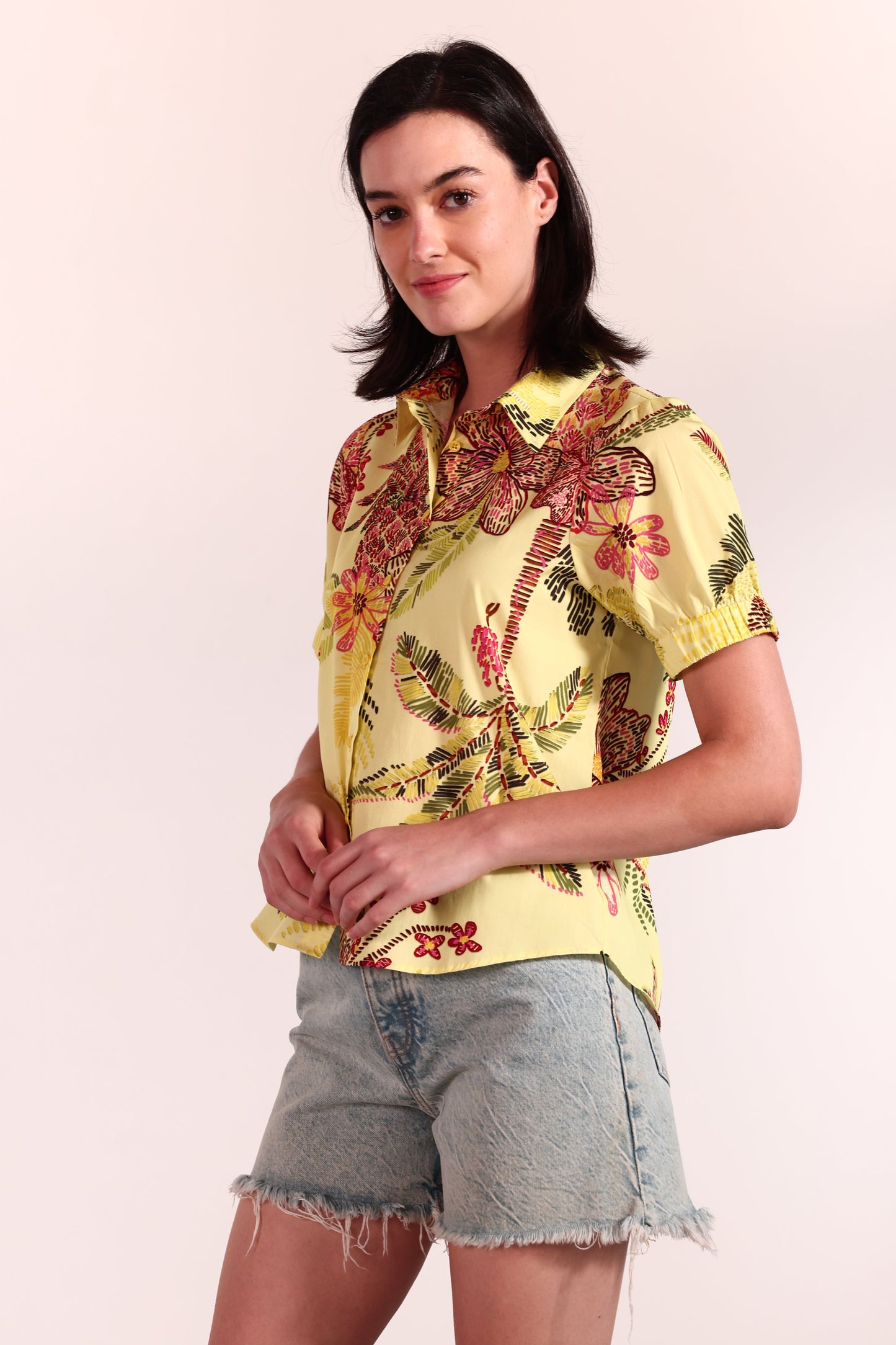 SPECKLED GARDEN NICO TOP