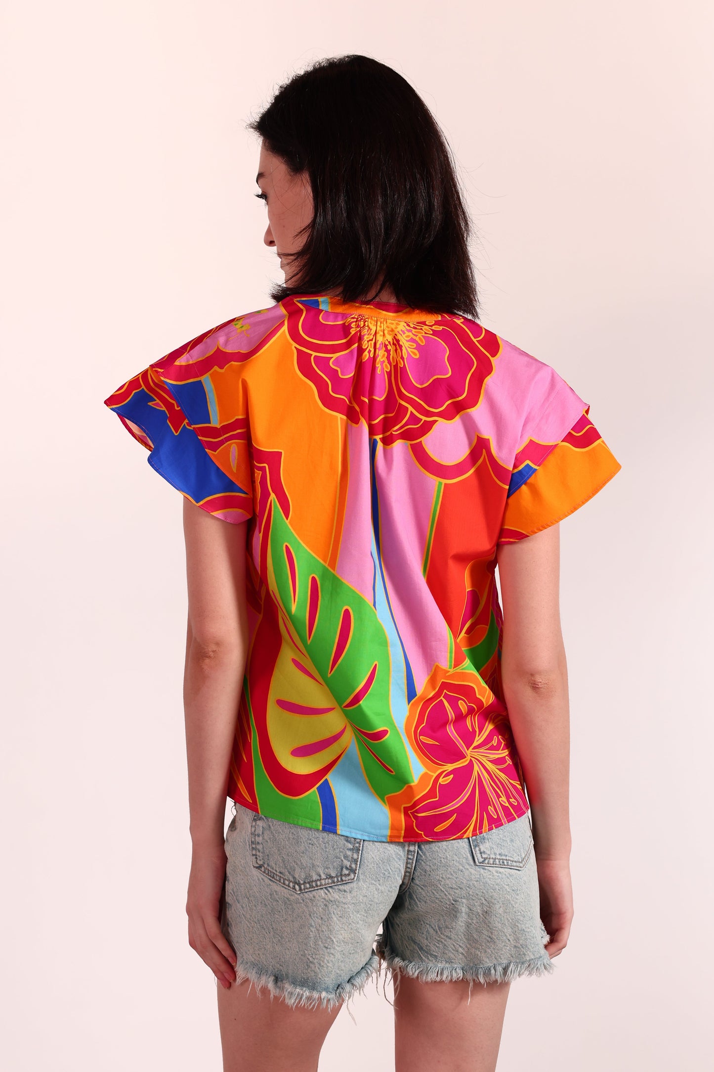 BIG FLORALS JOY TOP