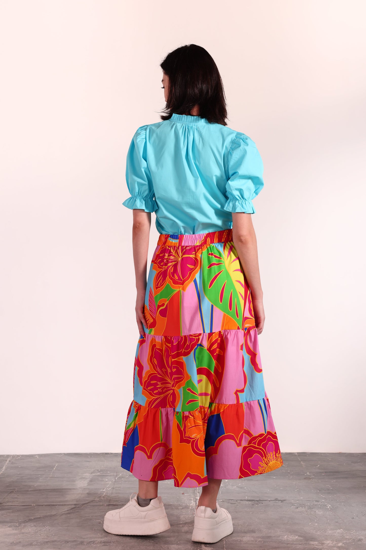 BIG FLORALS ADA SKIRT