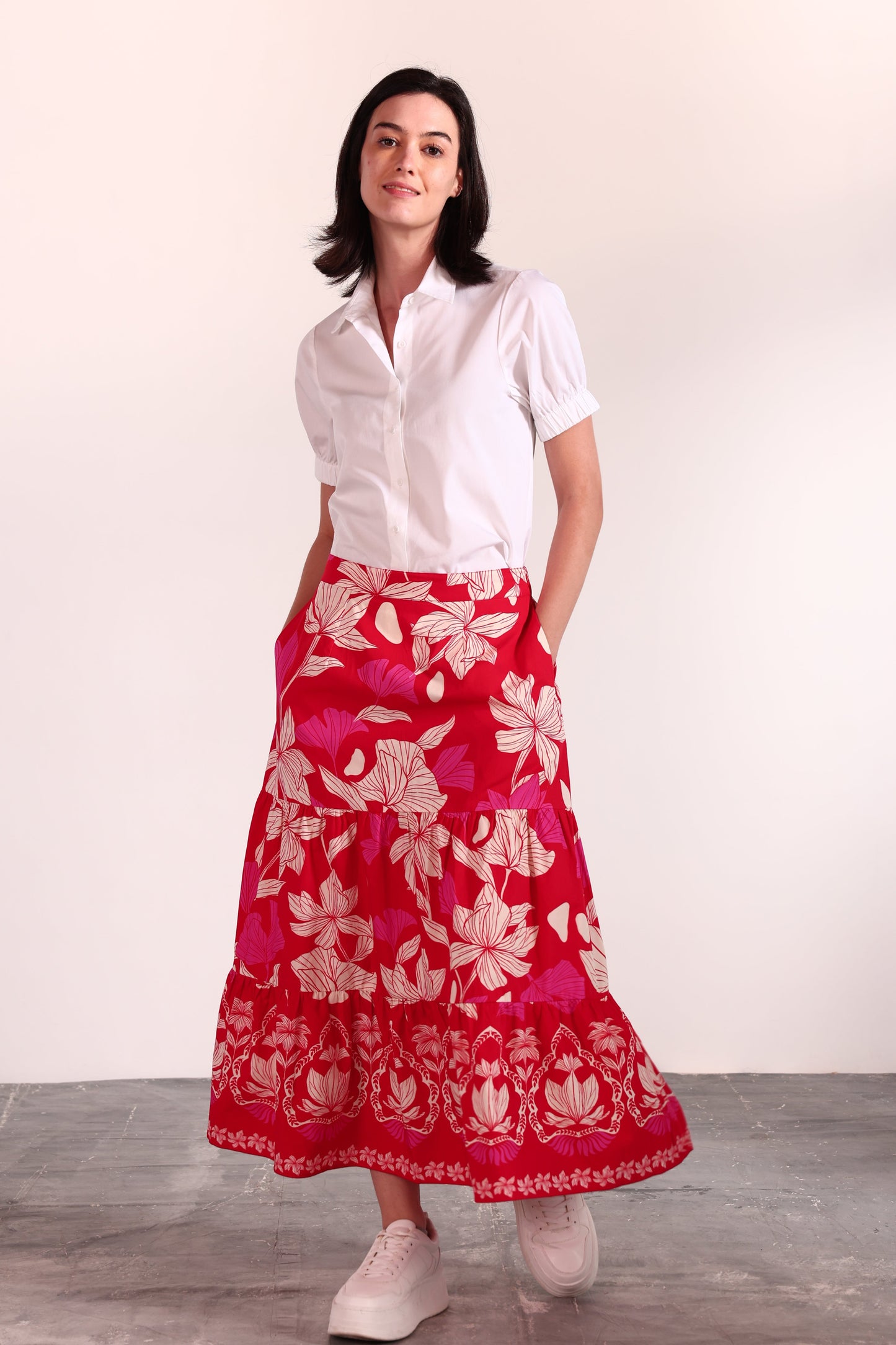 CHILLI FLORALS ADA SKIRT