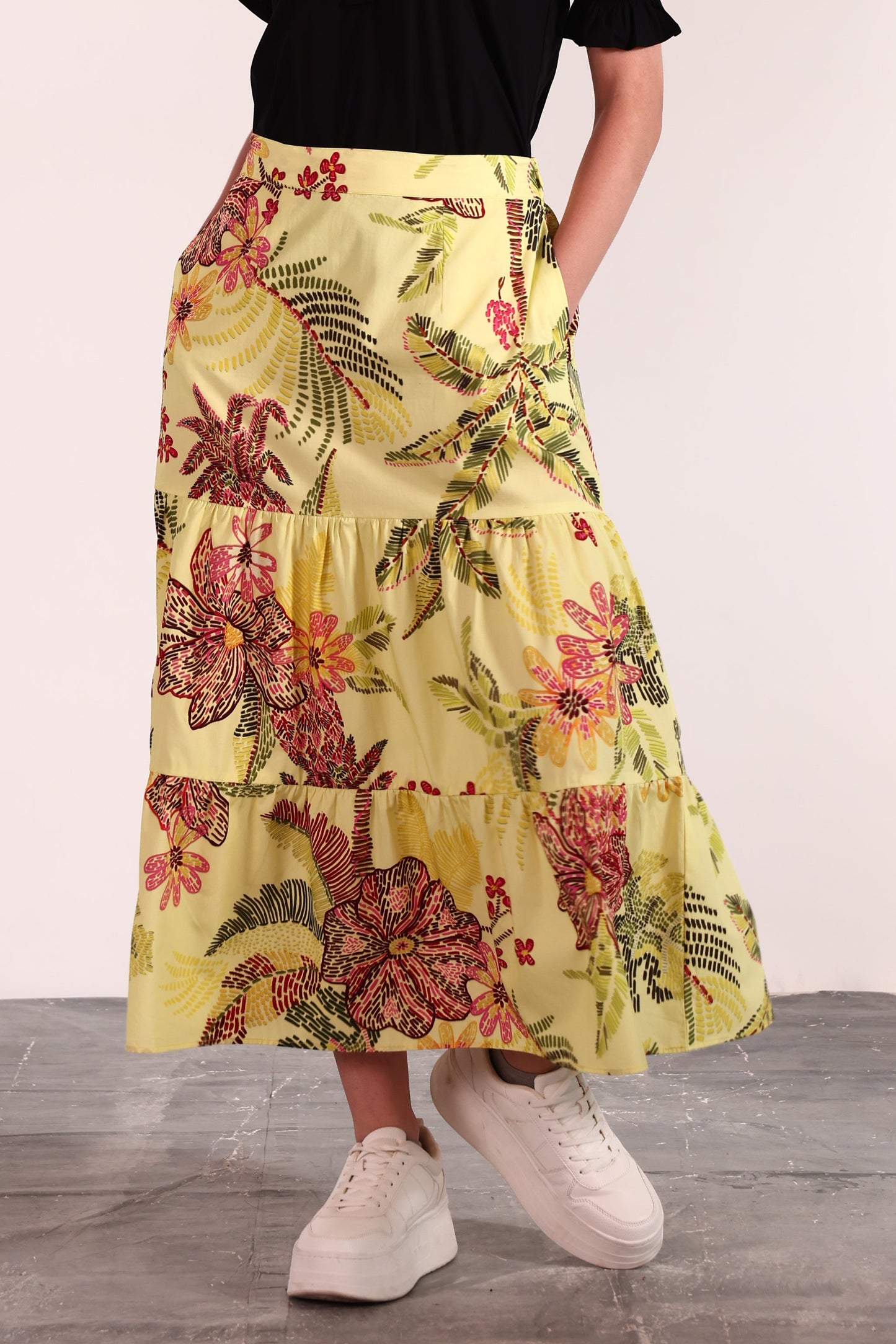 SPECKLED GARDEN ADA SKIRT