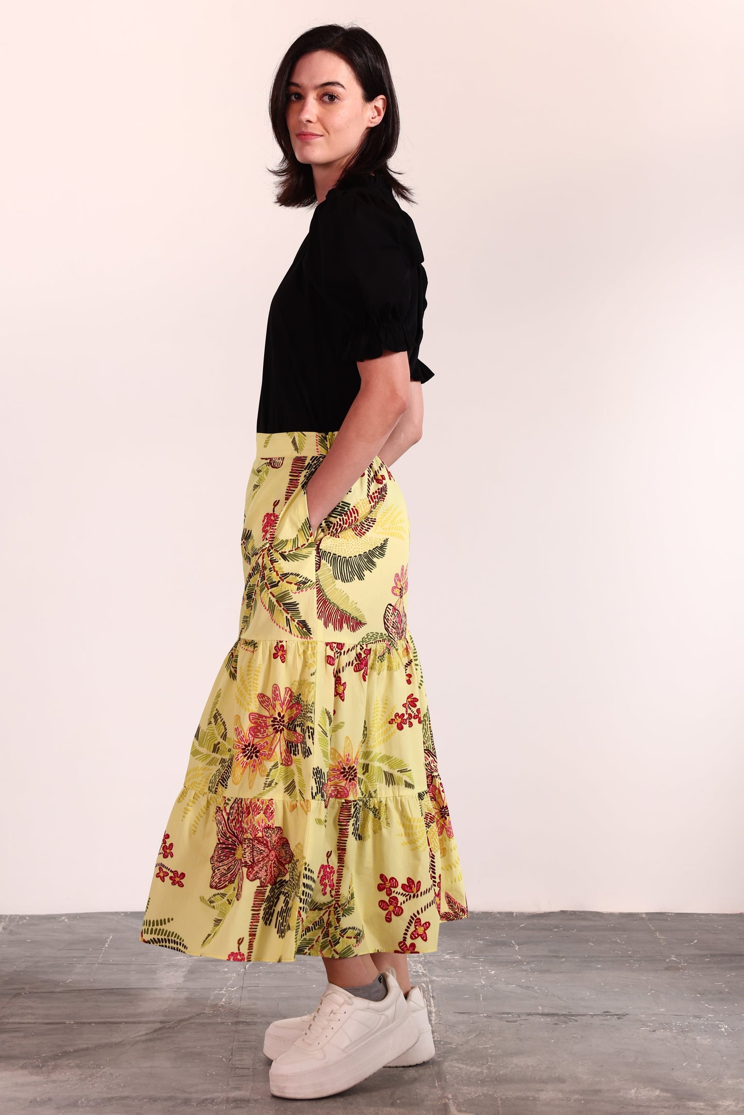 SPECKLED GARDEN ADA SKIRT
