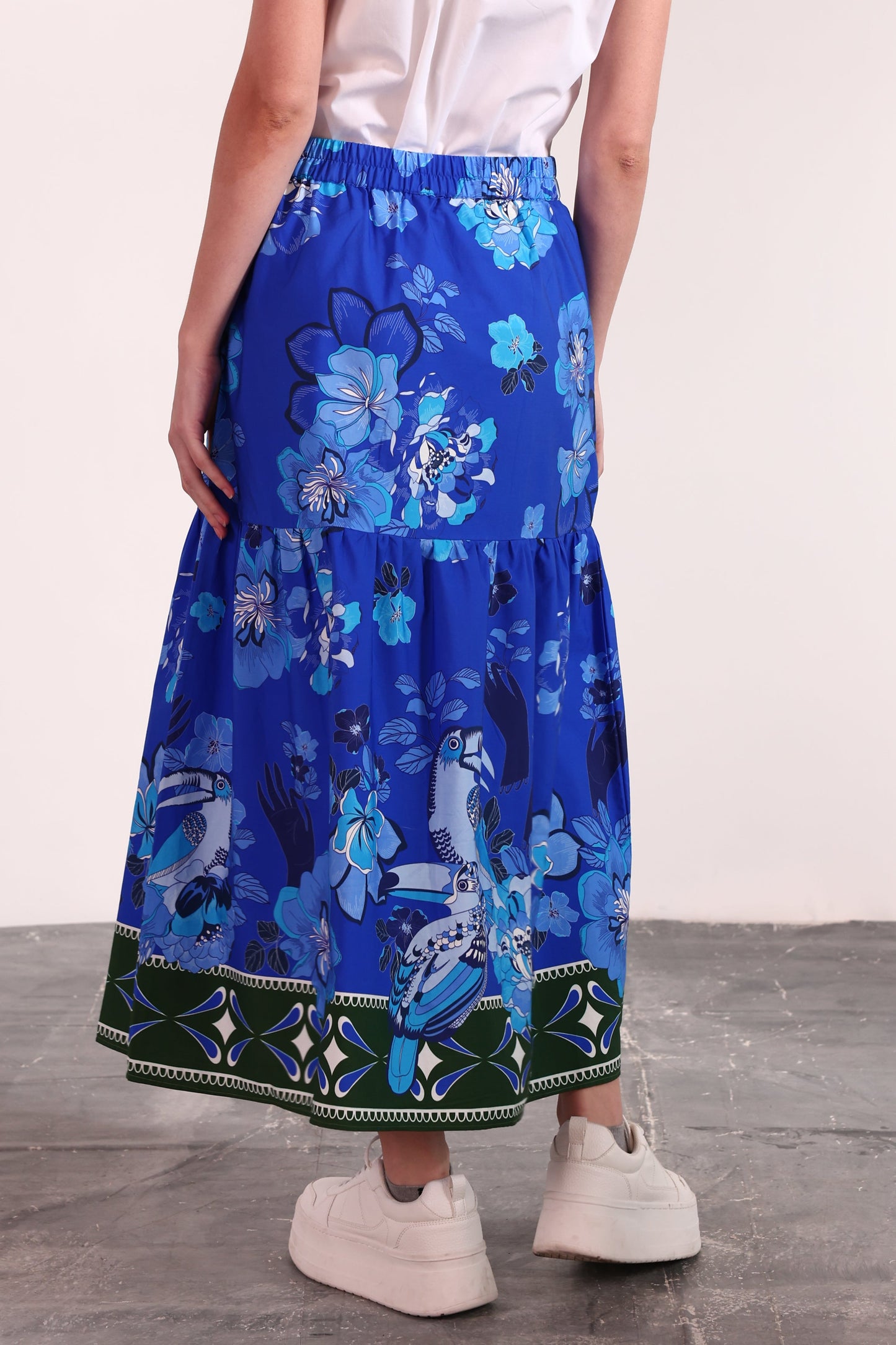 SAPPHIRE FLORALS ADA SKIRT