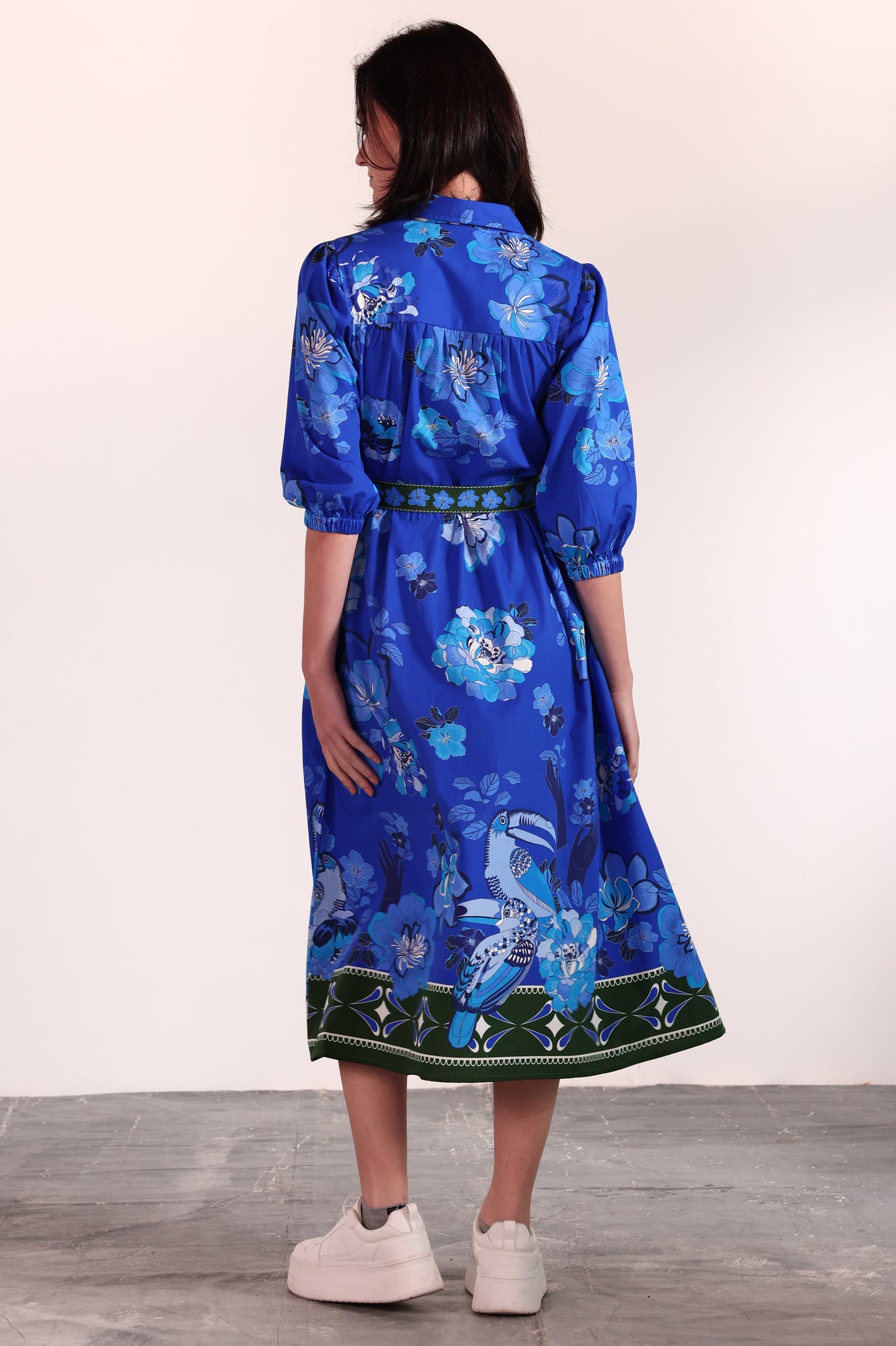 SAPPHIRE FLORALS REMI DRESS