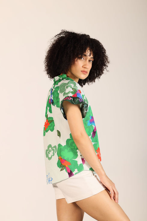 FOREST FLUTTER NOEL TOP