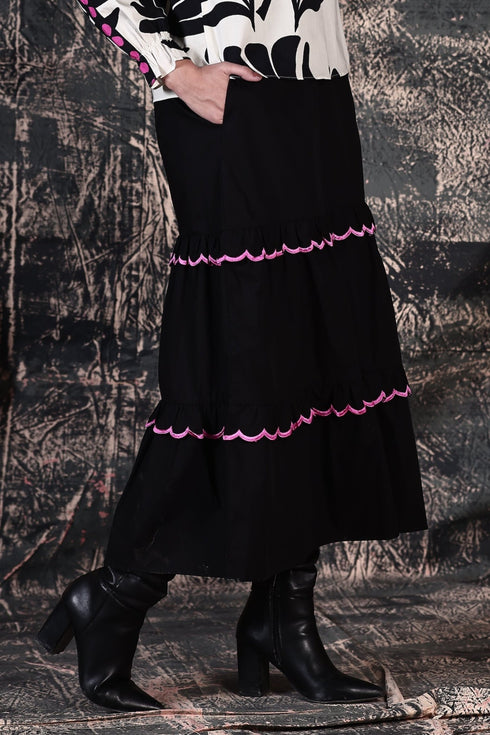 BLACK ELLA SKIRT