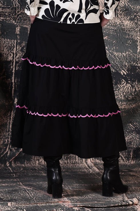 BLACK ELLA SKIRT