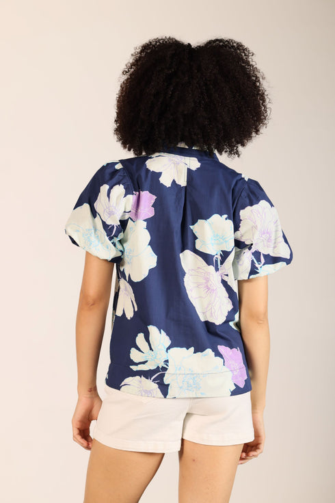 INK FLORALS FAYE TOP