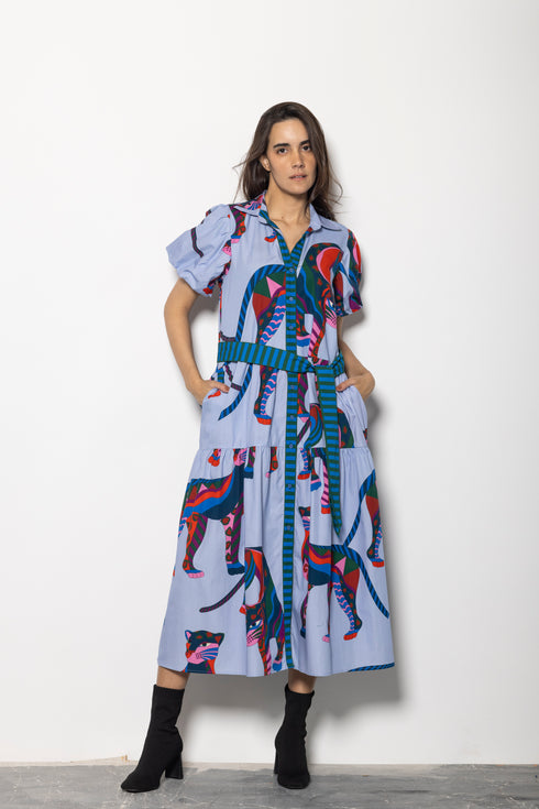 CHEETAH MIRAGE DELLA DRESS