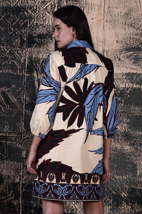 MAJESTIC LEAVES AVA DRESS