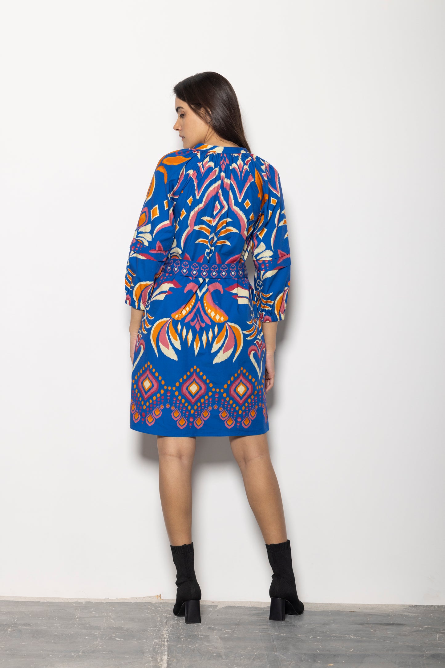 COBALT IKAT GIA DRESS