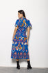 COBALT IKAT DELLA DRESS