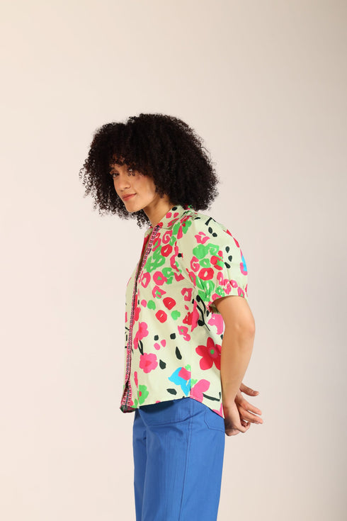 PINK TROPICS KATE TOP