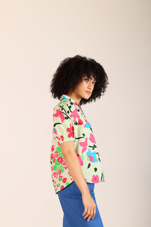 PINK TROPICS KATE TOP