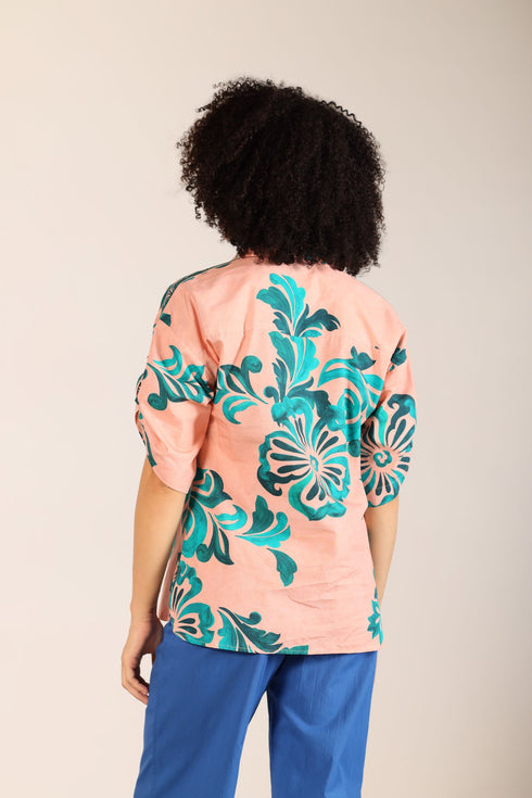 EMERALD BLUSH GISELLE TOP