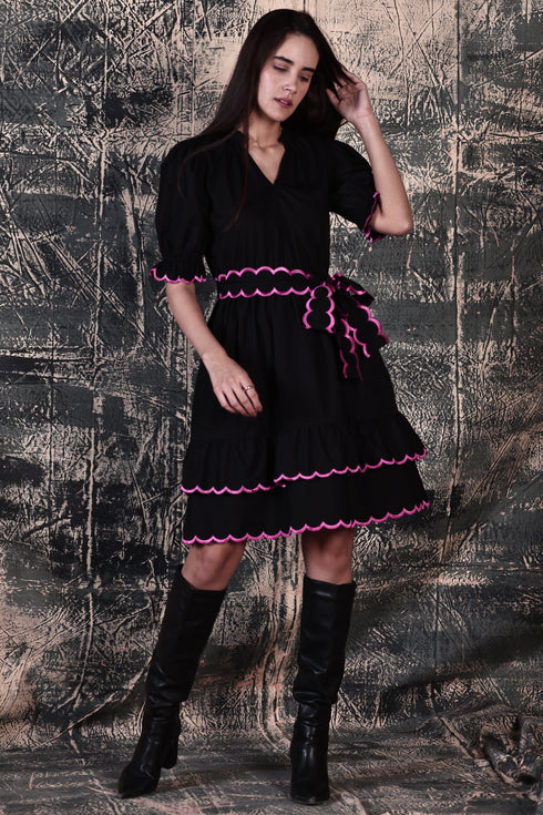BLACK ATHENA DRESS