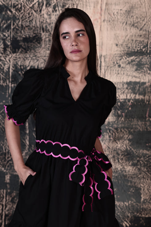 BLACK ATHENA DRESS