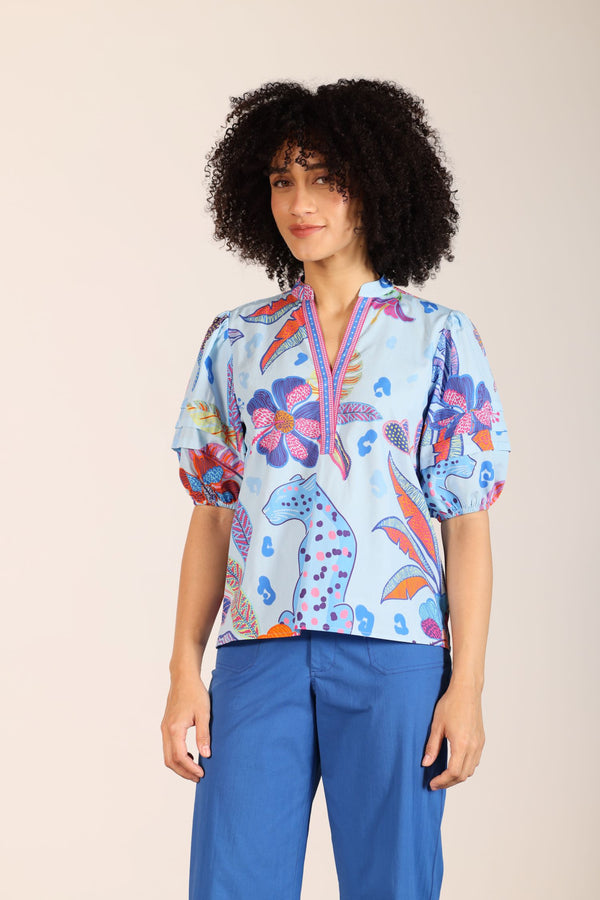 AZURE SAFARI RAYA TOP