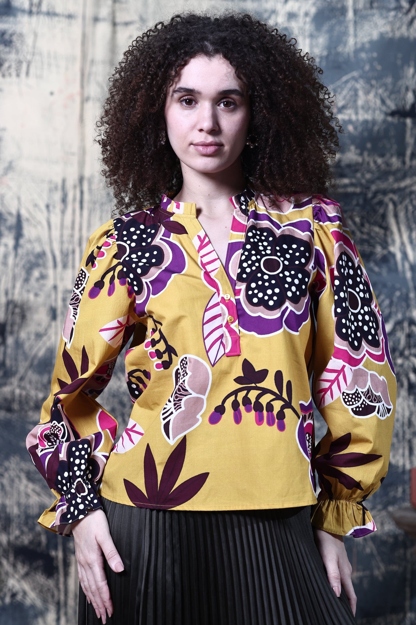 GOLDEN BLOOM ASHLEY TOP