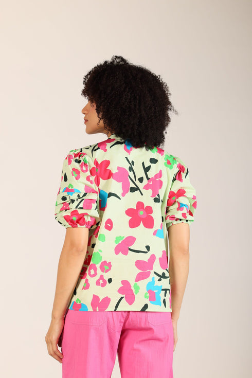 PINK TROPICS RAYA TOP
