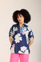 INK FLORALS GISELLE TOP