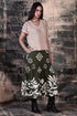 OLIVE FOLIAGE ADA SKIRT