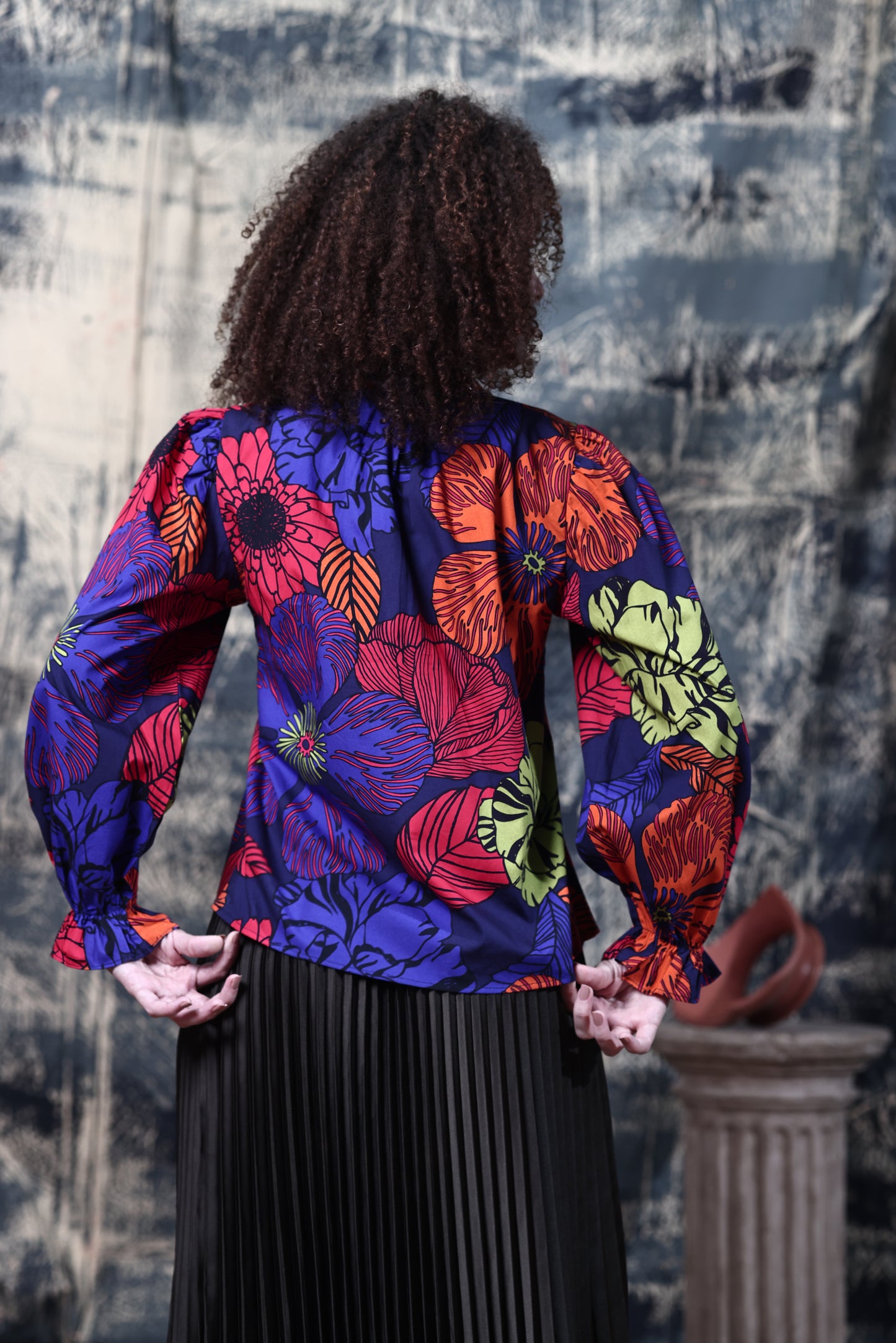 MIDNIGHT GARDEN ASHLEY TOP