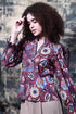 BROWN FLORALS ASHLEY TOP