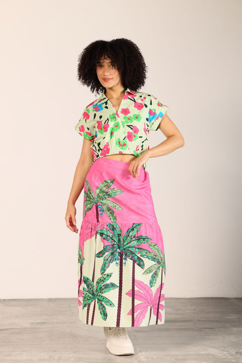PINK TROPICS ADA SKIRT