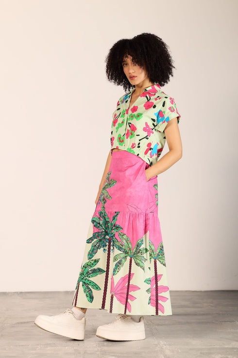 PINK TROPICS ADA SKIRT