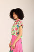 PINK TROPICS ZIA TOP