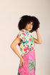 PINK TROPICS ZIA TOP