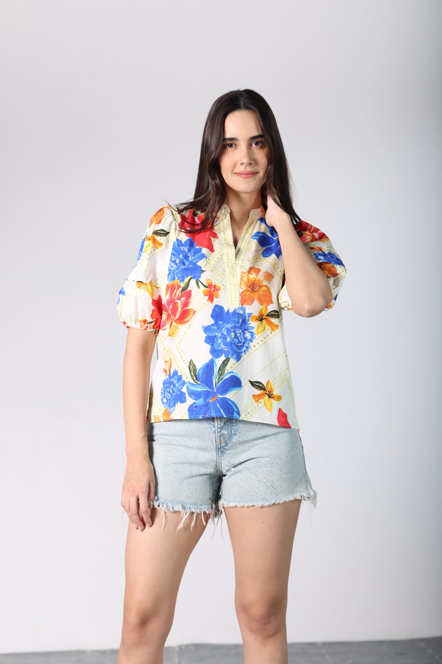 VIBRANT SUMMER RAYA TOP