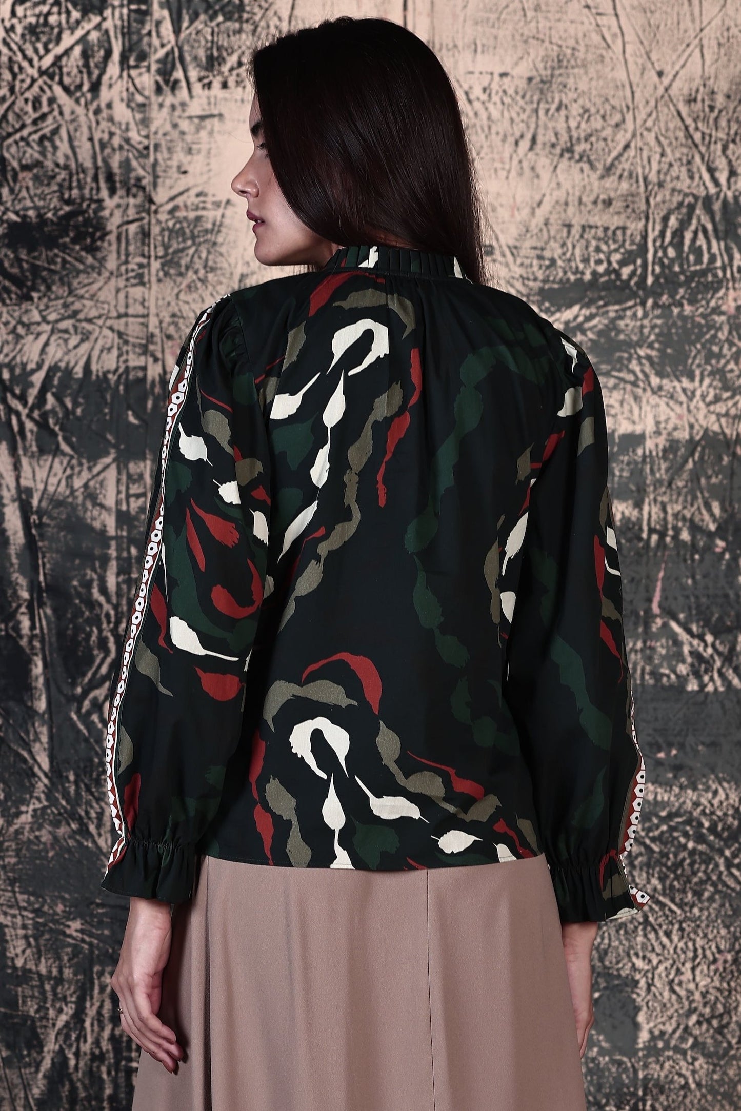 BRUSH STROKES ASHLEY TOP