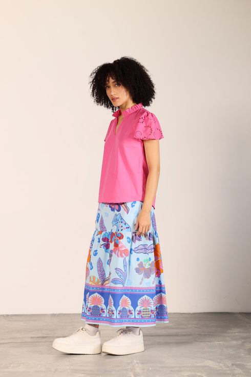 AZURE SAFARI ADA SKIRT