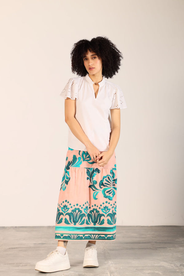 EMERALD BLUSH ADA SKIRT